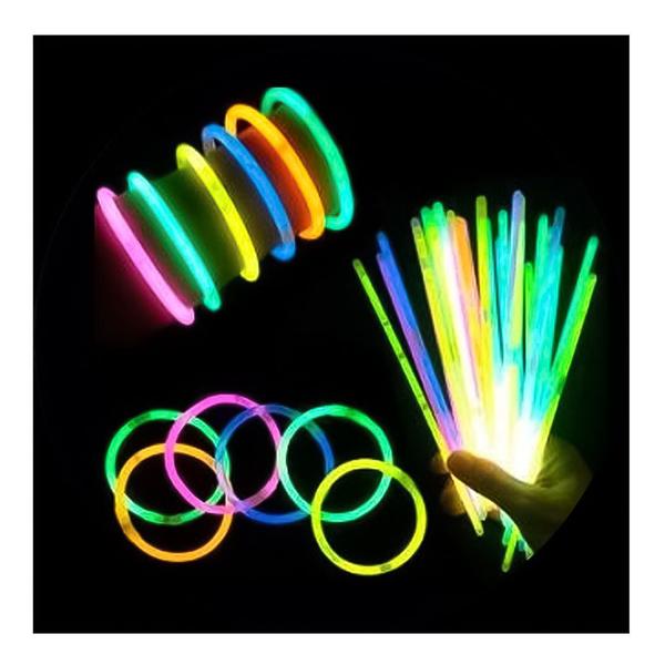 Imagem de Pulseira Neon Fluorescente - 5 Unidades