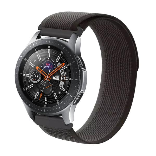 Imagem de Pulseira Nylon Nova para Galaxy Watch 42mm / Gear Sport R600 / Gear S2 R732 - Preto com Cinza