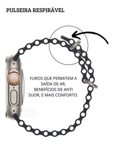 Imagem de Pulseira Oceano Para SmartWatch Ultra 49mm 45mm 44mm 42mm Varias Cores