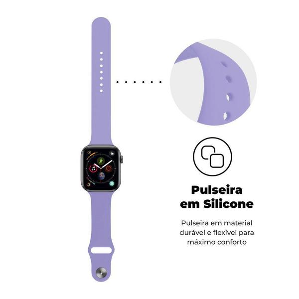 Imagem de Pulseira Para Apple Watch 38mm / 40mm Ultra Fit - Lavanda - Gshield