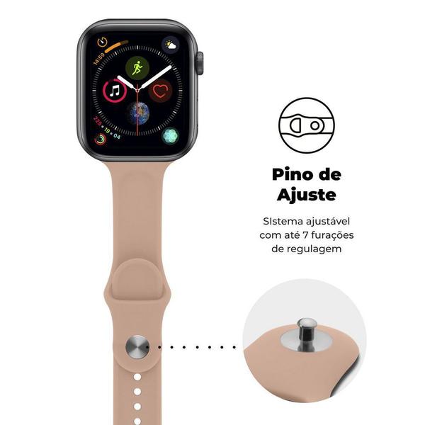 Imagem de Pulseira Para Apple Watch 38mm / 40mm Ultra Fit - Rosa Areia - Gshield