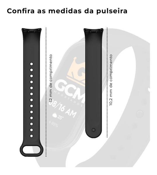 Imagem de Pulseira Para Mi Band 8 Em Silicone Macio Diversas Cores