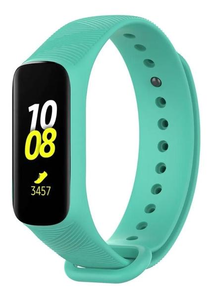 Imagem de Pulseira Para Smartwatch Galaxy Gear Fit E Sm-r375 - Verde Água