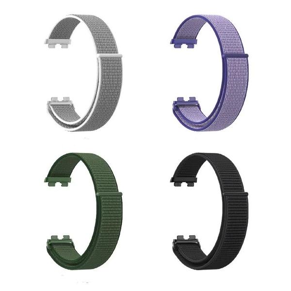 Imagem de Pulseira Para Xiaomi Mi Band 8/9 Nylon Fecho tiras autocolantes