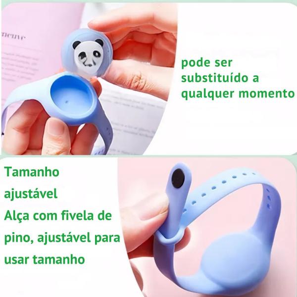 Imagem de Pulseira Relógio Repelente Com Proteção Citronela Anti Mosquito