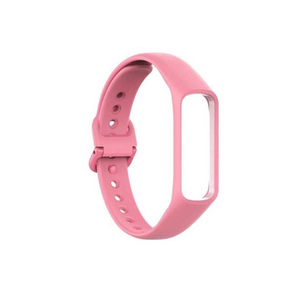 Imagem de Pulseira Rosa Claro Extra Silicone Sport Compatível com Galaxy Fit 2