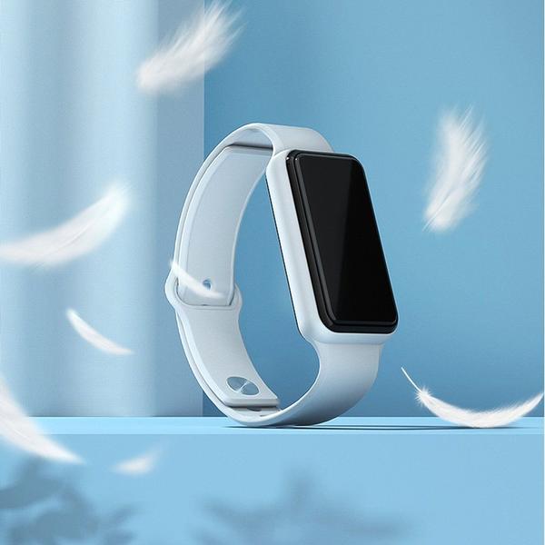 Imagem de Pulseira Shock Watch Wake Up Trainer Smart Silent White