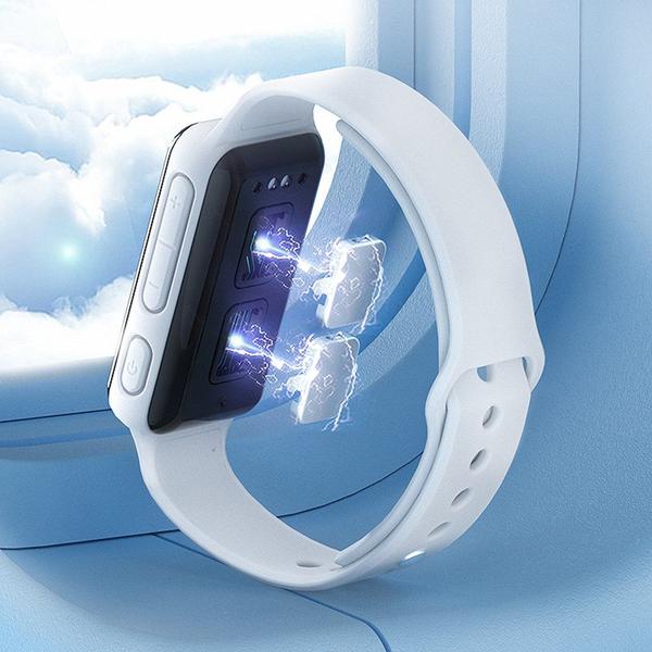 Imagem de Pulseira Shock Watch Wake Up Trainer Smart Silent White