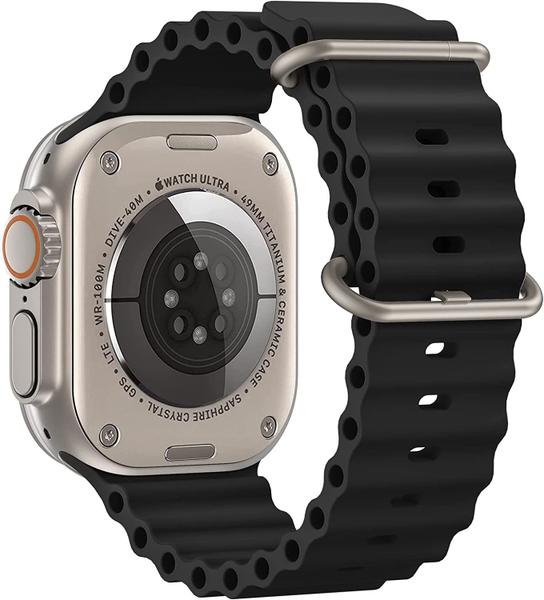 Pulseira Silicone Oceano Compativel Apple Watch 42mm 44mm 45mm 49Mm - WORLDWIDE