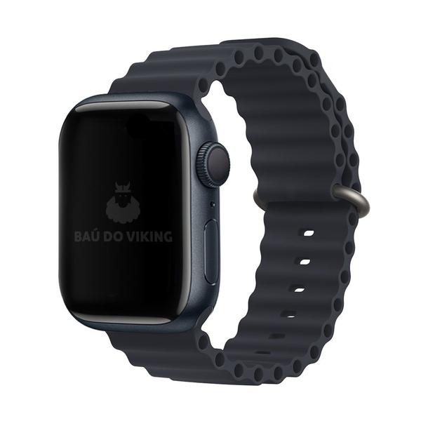 Imagem de Pulseira Silicone Oceano Fivela Compatível com Apple Watch