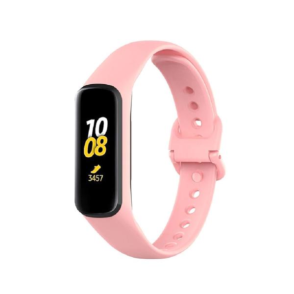 Imagem de Pulseira Silicone Para Galaxy Fit 2 R220 Cor Rosa Claro