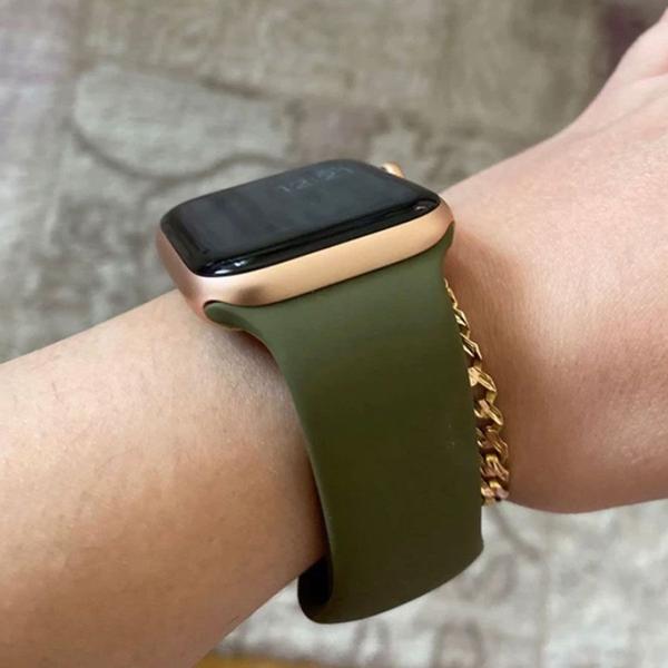 Imagem de Pulseira Silicone Sport 41mm Compatível Apple Watch 7