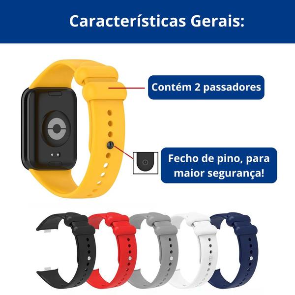 Imagem de Pulseira Silicone Sport para Watch 4 + Pelicula 3D