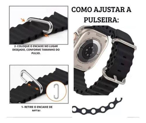 Imagem de Pulseira Smartwatch Ocean Para Modelos Ultra 41mm 49mm Off