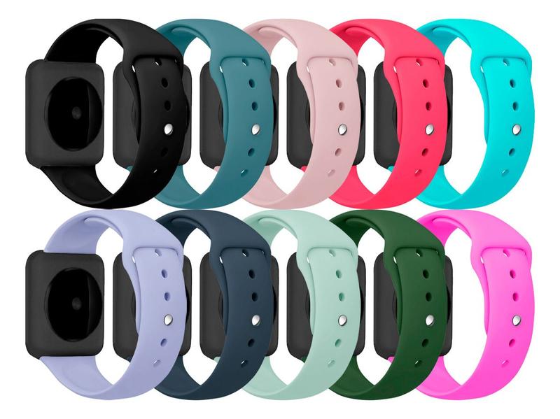 Imagem de Pulseira Sport Lisa Silicone relógio Smartwatch 45 a 49mm