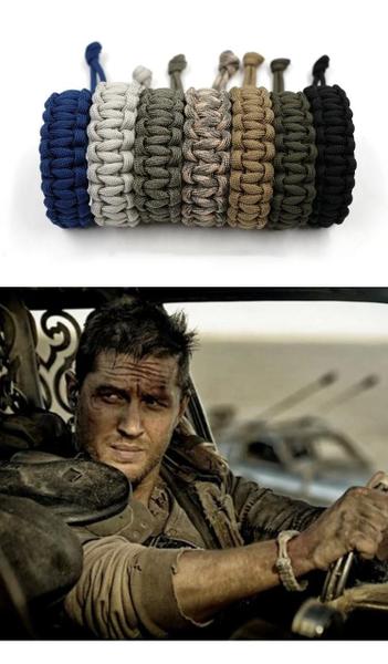 Imagem de Pulseira Tática Paracord Survival Sobrevivência Acampamento