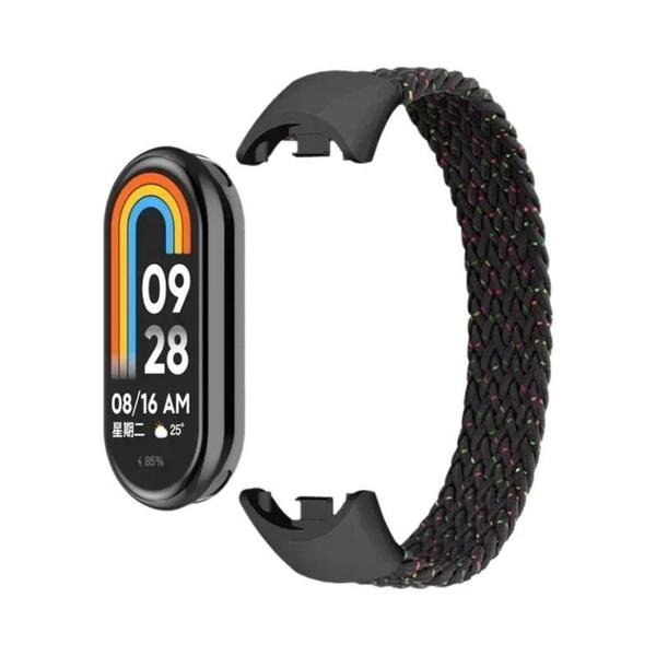 Imagem de Pulseira Trançada de Nylon para Xiaomi Mi Band 8 (Compatível com NFC)