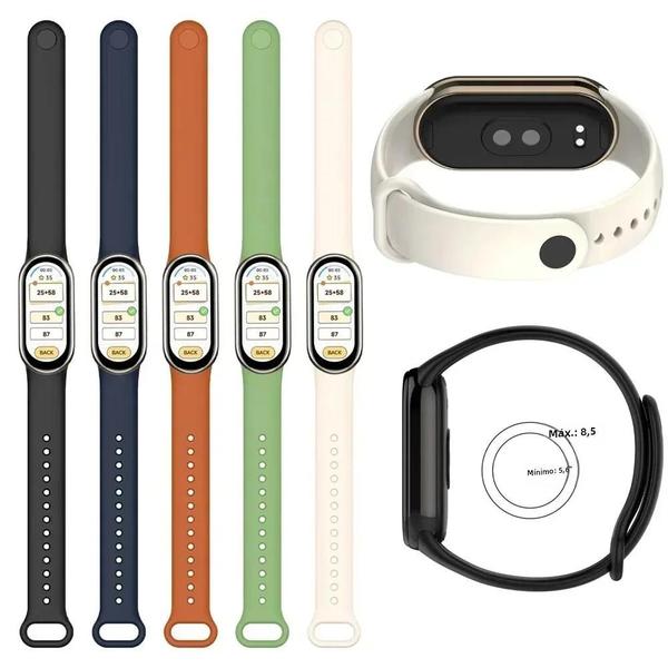 Imagem de Pulseira Xiaomi Mi Band 8 NFC - Pulseira de Silicone à Prova d'Água