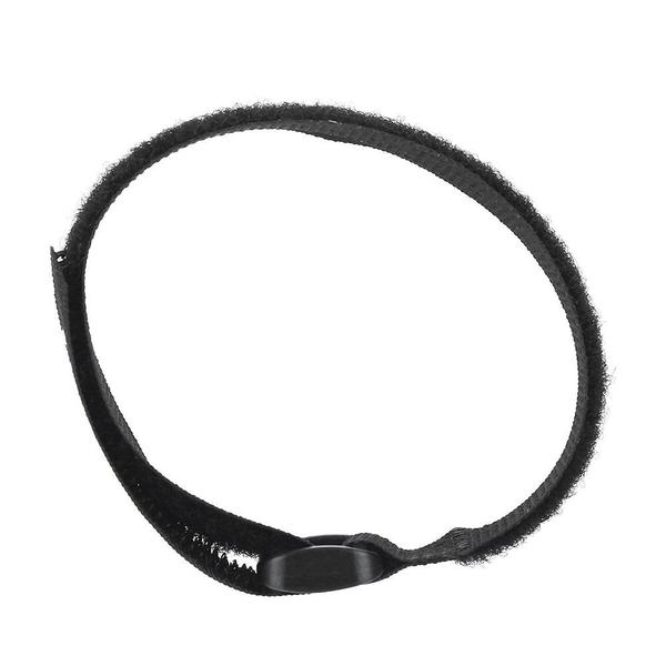 Imagem de Pulseiras de gancho e laço para bicicleta Aosiyp DUUTI 5 unidades/conjunto de nylon preto