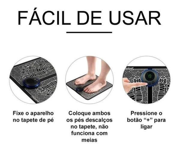 Imagem de Pulso Elétrico Perna Pés Ems Massager Almofada Massagem Cor