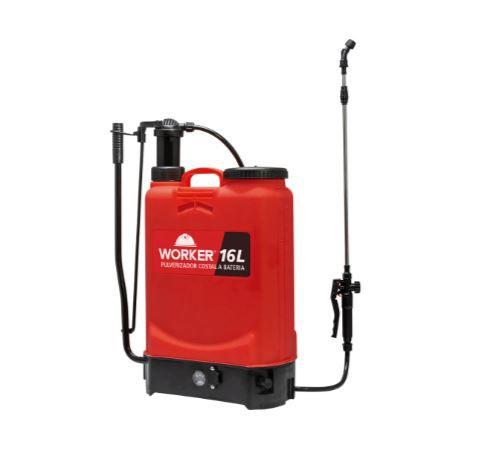 Imagem de Pulverizador 16L Costal 2 em 1 Manual/Bateria Bivolt Worker 