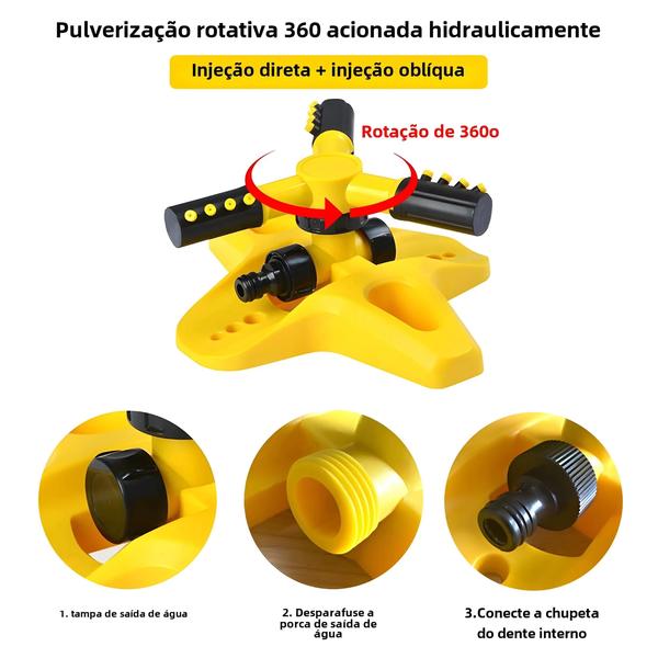 Imagem de Pulverizador Automático de Água para Irrigação de Gramados e Jardins