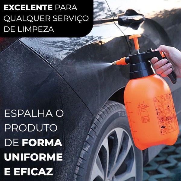 Imagem de Pulverizador Borrifador Alta Pressão Com Trava Gatilho Bico válvula Regulável Linha Premium jardim lavar carro plantas