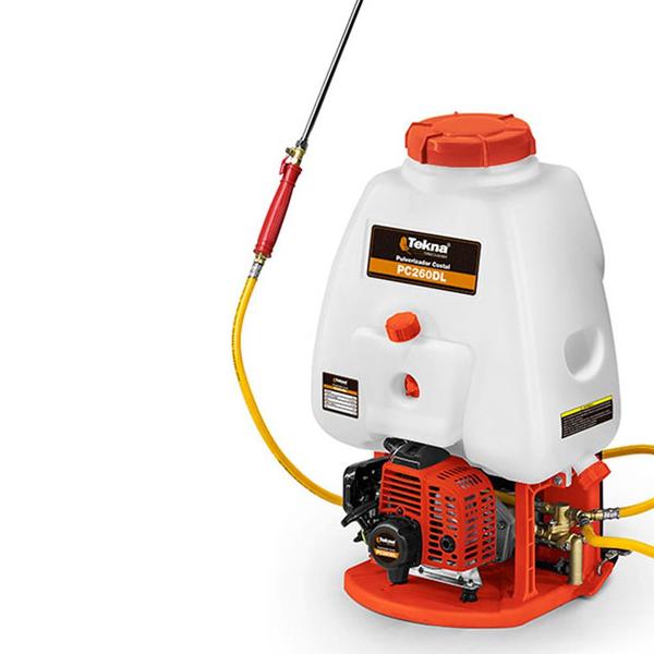 Imagem de Pulverizador costal a gasolina 1 hp 25L com 2 lanças  - PC260DL - Tekna