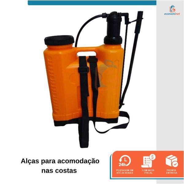 Imagem de Pulverizador Costal Pulverização Agro Agrícola Manual 12 Litros - Starfer