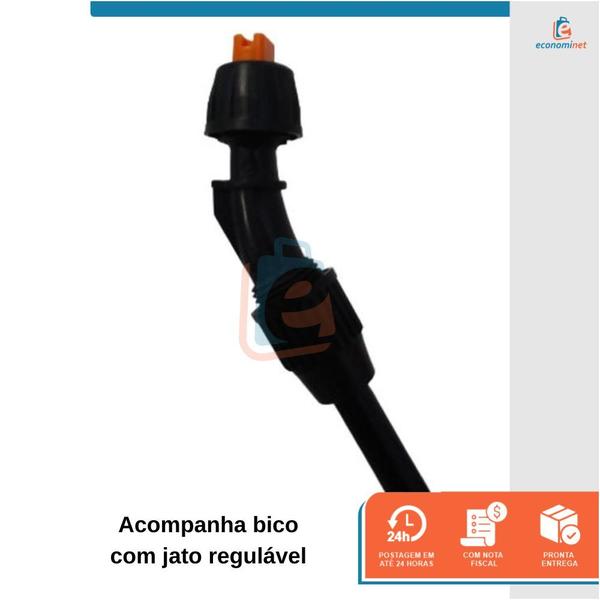 Imagem de Pulverizador Costal Pulverização Agro Agrícola Manual 12 Litros