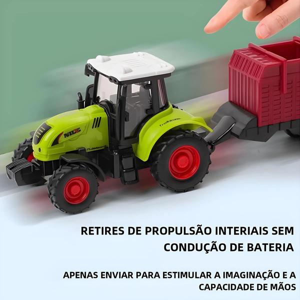 Imagem de Pulverizador de Caminhão Trator Agrícola Retrátil para Meninos - Brinquedo Educacional