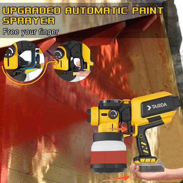 Imagem de Pulverizador de tinta TAIRDA automático para bateria Dewalt 20V