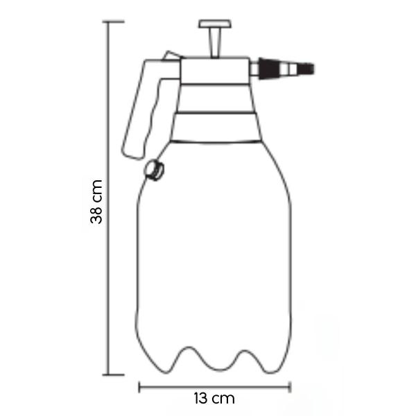 Imagem de Pulverizador Manual Bomba e Válvula de Pressão (2L) PALISAD