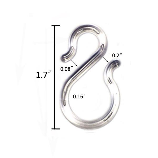 Imagem de Punch Bowl Cup S Hooks COLIBYOU 24 unidades de plástico transparente de 4,3 cm