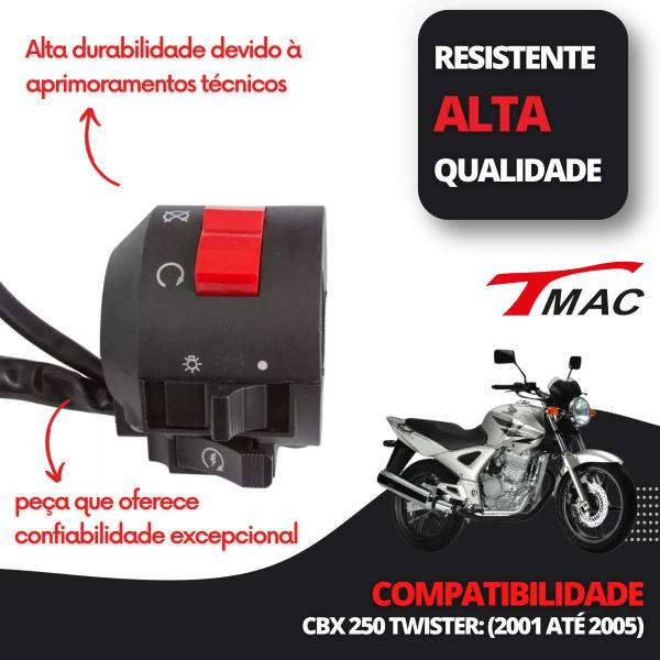 Imagem de Punho Interruptor De Partida Cbx 250 Twister 2001 Até 2005