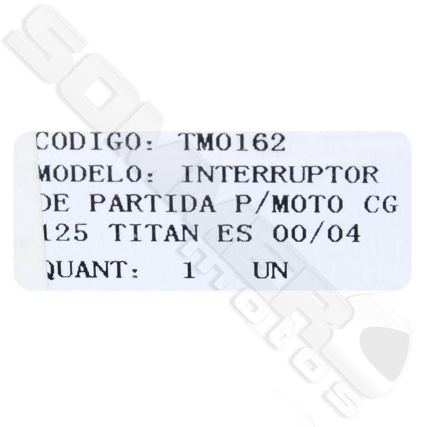 Imagem de Punho Interruptor Partida Cg Titan 125 Es 2000 A 2004 T-Mac