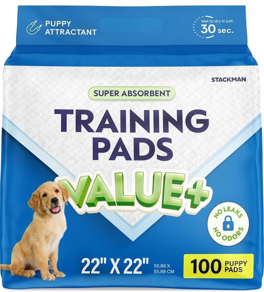 Imagem de Puppy Pads Stack Man Pet Pee para cães treinando 100 unidades