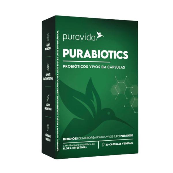 Imagem de Purabiotics  Mix 4 Tipos De Probióticos PuraVida