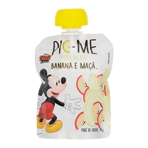 Imagem de Purê De Frutas Disney Banana E Maçã Pic Me 90G