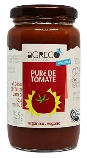 Purê de Tomate Orgânico Agreco 325g Imagem de Purê de Tomate Orgânico Agreco 325g