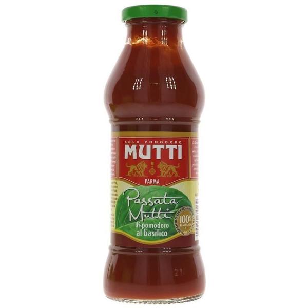 Imagem de Purê de Tomate Passata com Manjericão Mutti 400g