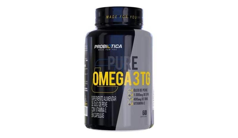 Imagem de Pure Ômega 3 1400mg - Óleo de peixe  Probiótica  60 Cápsulas