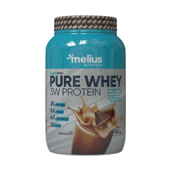 Imagem de Pure Whey 3W Protein (900g) - Sabor: Chocolate