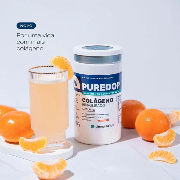 Imagem de Puredop 300g Colágeno Hidrolisado CPURE Elemento Puro - Tangerina