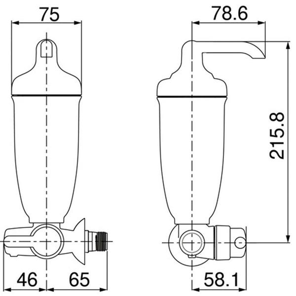 PURIFICADOR 3/4" LOREN ACQUA PONTO ENTRADA BCO EP Lorenzetti Imagem de PURIFICADOR 3/4" LOREN ACQUA PONTO ENTRADA BCO EP Lorenzetti
