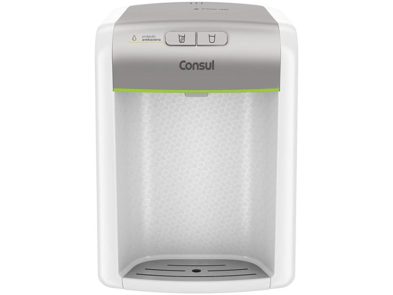 Purificador de Água Consul de Mesa e de Parede - Eletrônico Prata CPB34AS Água Gelada e Na... Purificador de Água Consul de Mesa e de Parede - Eletrônico Prata CPB34AS Água Gelada e Na...