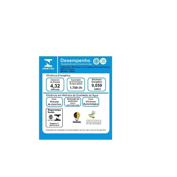 Imagem de Purificador de Água Consul Titanium CPB36AFBNA  220V