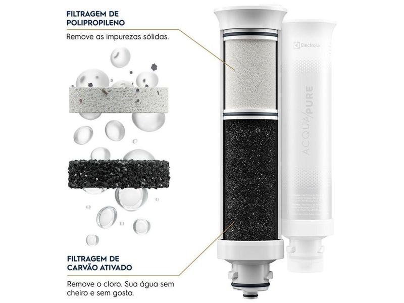 Imagem de Purificador de Água Electrolux de Mesa Eletrônico - Branco Acqua Pure4x Água Gelada e Natural