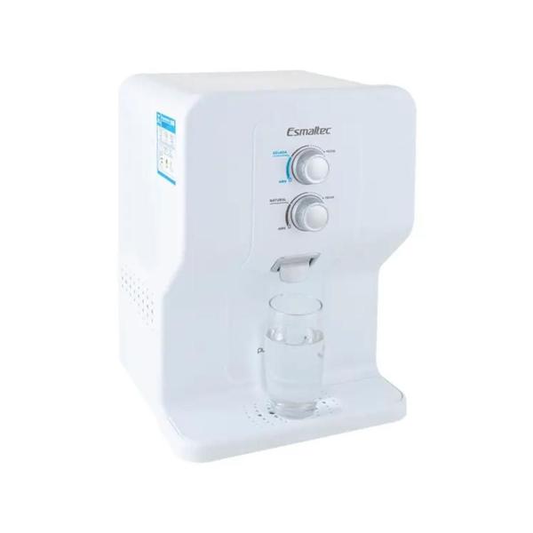 Imagem de Purificador de Água Esmaltec Acqua7 Refrigerado por Compressor Água Gelada e Natural Branco