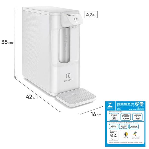 Imagem de Purificador de Água Natural Pure 4x Pe12b Bivolt Electrolux 